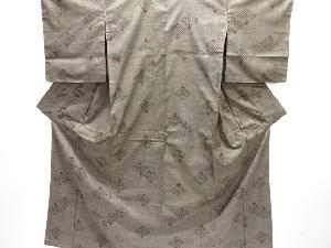 大特価品　未使用品　松模様織り出し本場泥大島紬着物(5マルキ)